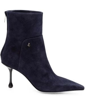 Jimmy Choo Cycas Heeled Boots - Bleu