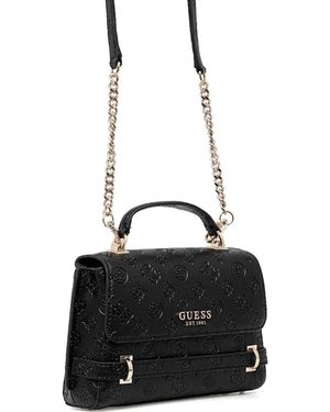 Guess Bolso shopper con solapa - Negro