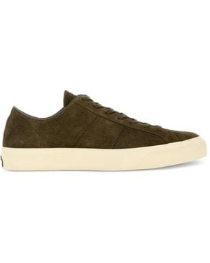 Tom Ford Cambridge Suede Trainers - Green
