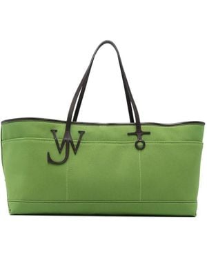 JW Anderson Logo Tote Bag - Green