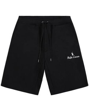 Polo Ralph Lauren Short À Logo Brodé - Black
