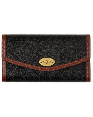 Mulberry Cartera Darley Granulada - Negro