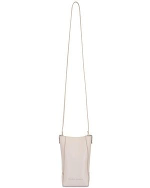 Brunello Cucinelli Small Leather Cross Body Bag - White