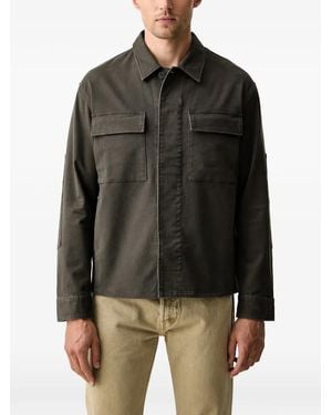 Marc O' Polo Flap-Pocket Long-Sleeve Overshirt - Black
