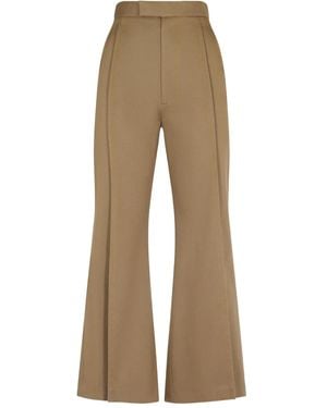 Vivienne Westwood High-Waisted Flared Pants - Natural