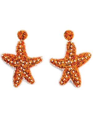 Simon Miller Orecchini Starfish Con Perline - Arancione