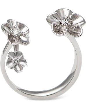 Stefere 18K Bloom Diamond Ring - White
