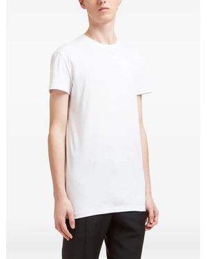 Aiezen Camiseta Con Cuello Redondo - Blanco