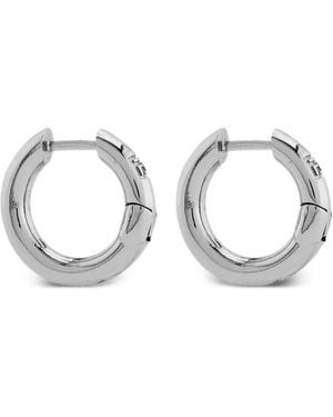FEDERICA TOSI Eva Hoop Earrings - White