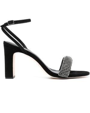 Loeffler Randall Shay 80Mm Rhinestone-Embellished Sandals - Black