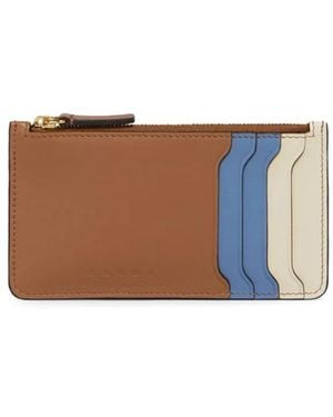 Marni Logo-Debossed Cardholder - White