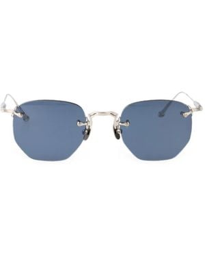 Matsuda M5006 Geometric-Frame Sunglasses - Blue