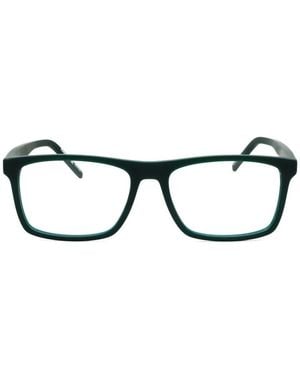 HUGO Rectangle-Frame Glasses - Black