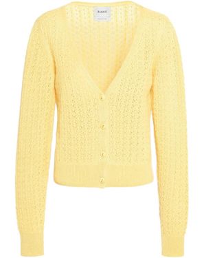 Barrie Cardigan Aus Kaschmir - Gelb