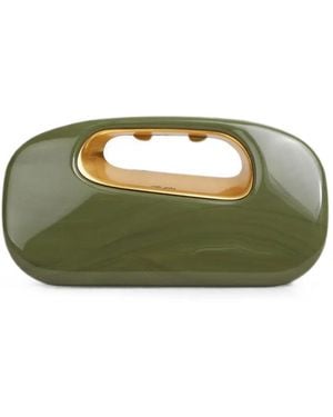 Cult Gaia Amara Clutch - Green
