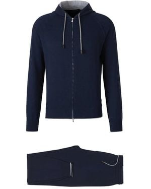 Gran Sasso カシミアブレンド トラックスーツ - ブルー