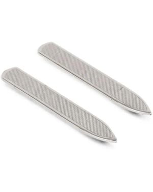 Tateossian Engraved-Logo Blades - White