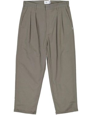 WTAPS Pleated-Front Trousers - Grey