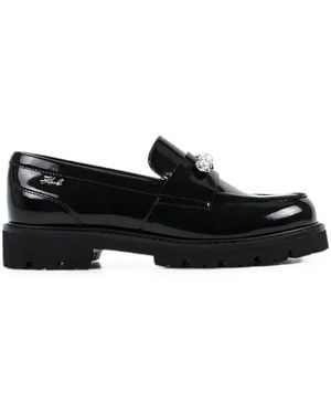 KARL LAGERFELD Chunky-Sole Loafers - Black