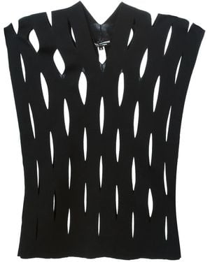 Junya Watanabe Strickpullover Mit Cut-Outs - Schwarz