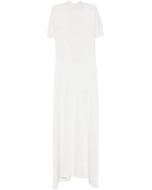 ROT The Hot Priest Silk Maxi Dress - White