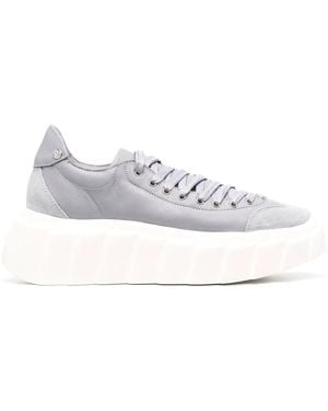 Agl Attilio Giusti Leombruni Blondie Ties Leather Sneakers - White