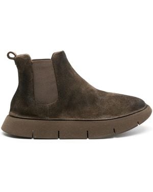 Marsèll 30Mm Intagliata Suede Chelsea Boots - Brown