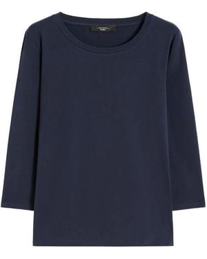 Weekend by Maxmara Round Neck T-Shirt - Blue