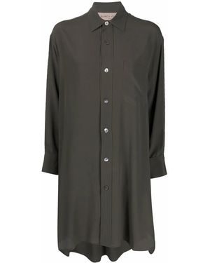 Blanca Vita Ausgestelltes Hemdkleid - Grau