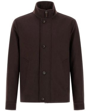 Herno High-Neck Padded Jacket - Brown