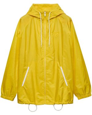 Prada Re-Nylon Windbreaker - Yellow