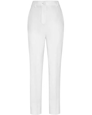 Philipp Plein Cady Office Pants - White