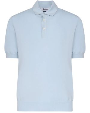 Galiana Cotton Polo Shirt - Blue