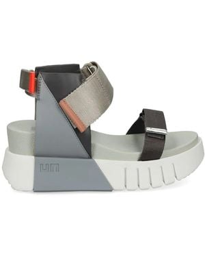 United Nude Delta Run 65Mm Platform Sandals - Grey