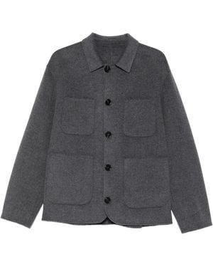 Giorgio Brato Button-Up Patch-Pocket Jacket - Grey