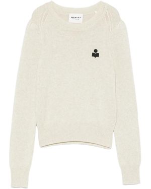Isabel Marant ロゴ セーター - ホワイト