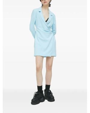 Abercrombie & Fitch Blazer Mini Dress - Blue