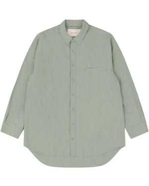 Entire studios Oversized Button-Up Shirt - Grey
