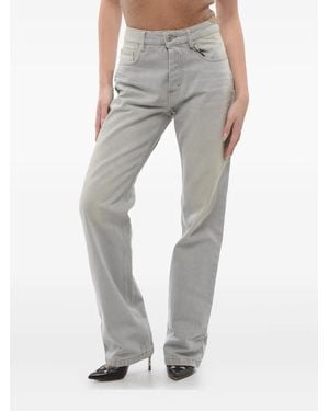 Ami Paris High-Rise Jeans - Grey