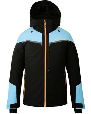 Phenix Color Combination Hooded Jacket - Black