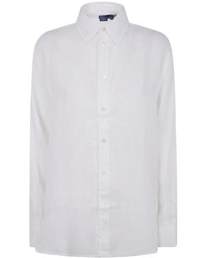 Polo Ralph Lauren Linen Shirt - White