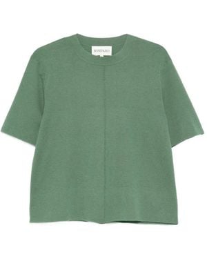Bompard Loose-Fit Round-Neck T-Shirt - Green