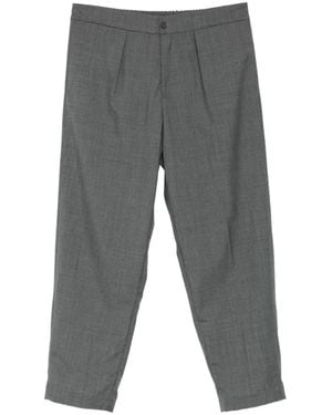 Kiton Rear Elasticated Waistband Pants - Gray