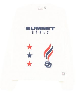SUMMER GAMES T-Shirt Met Print - Wit