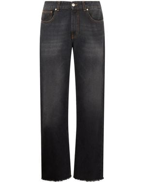 Gcds Wirdo Straight-Leg-Jeans - Blau