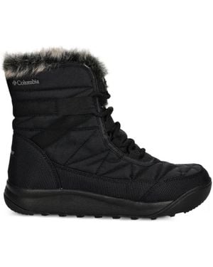Columbia Stivali Minx Shorty Iv Trapuntati Con Bordo - Nero