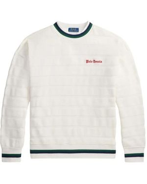 Polo Ralph Lauren Crew-Neck Sweatshirt - White