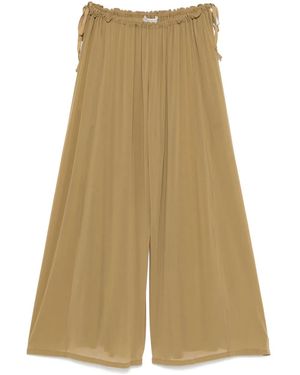 Philosophy Di Lorenzo Serafini メッシュ ワイドパンツ - ナチュラル