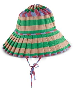 Lorna Murray Capri Stripe Spritz Sun Hat - Green