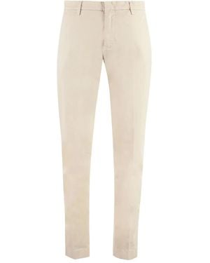 Hand Picked Tailored Straight-Leg Pants - Natural